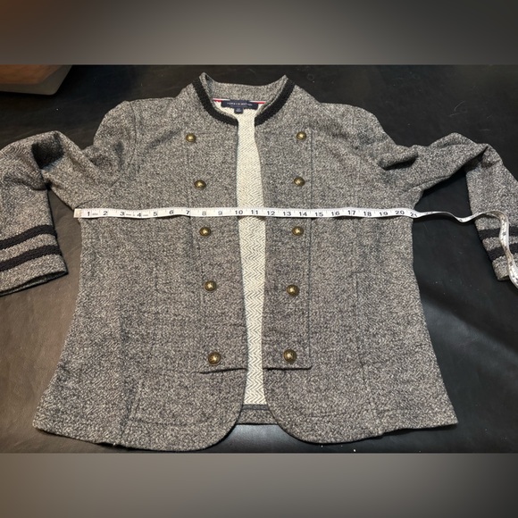Tommy Hilfiger Women's Marled Military Band Jacket size Large - Picture 9 of 14